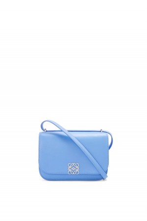 Bolsa De Hombro Loewe Small Goya bag in silk calfskin Mujer Azules | 609HAQRZC