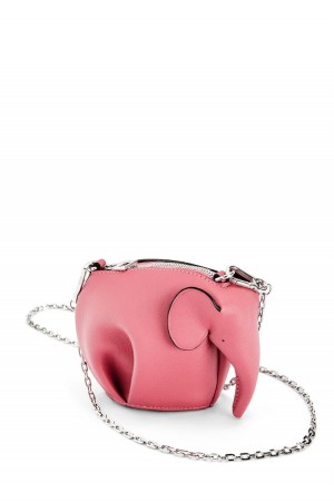 Bolso Pequeño Loewe Elephant Pouch in classic calfskin Mujer New Candy | 098UOJPDA