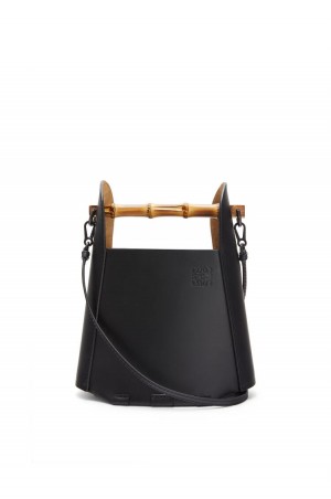 Bolso Tote Loewe Bamboo bucket bag in calfskin Mujer Negras | 576VPUHQA