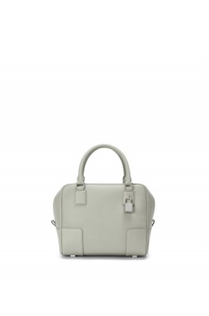 Bolsos Mini Loewe Amazona 19 square bag in nappa calfskin Mujer Gris | 910GLUPFS