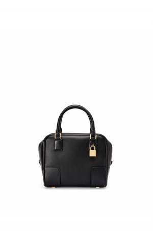 Bolsos Mini Loewe Amazona 19 square bag in nappa calfskin Mujer Negras | 820NWVGUZ