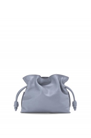 Bolsos Mini Loewe Mini Flamenco clutch in nappa calfskin Mujer Azules | 869ZQNOTR