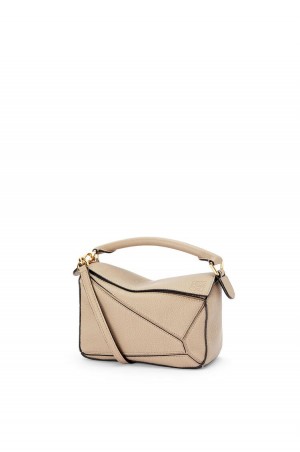 Bolsos Mini Loewe Mini Puzzle bag in soft grained calfskin Mujer Sand | 274LQNPVW