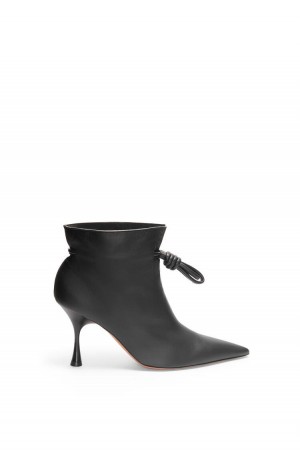 Boots & Ankle Boots Loewe Flamenco boot in calfskin Mujer Negras | 954WQHFSG