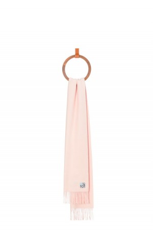 Bufandas Loewe Anagram scarf in cashmere Mujer Blush | 146BTFXDN