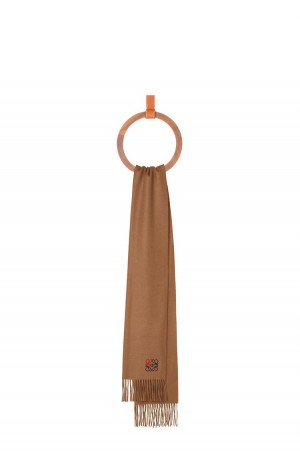 Bufandas Loewe Anagram scarf in cashmere Hombre Camel | 895MEHRLW