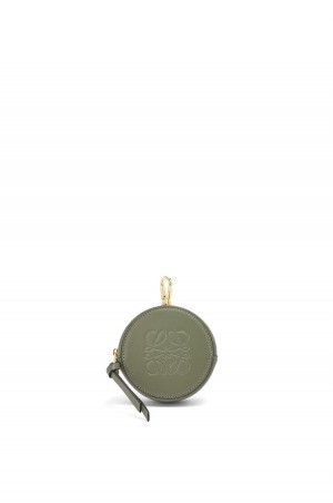 Charms Loewe Mini Cookie pouch in soft calfskin Mujer Verde | 308SJAHLC