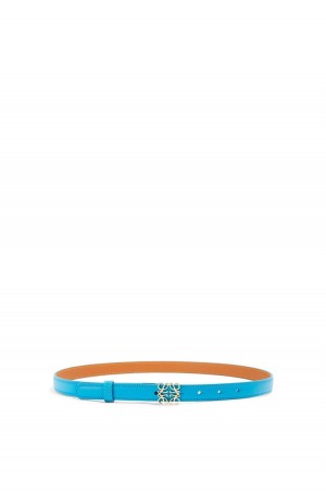 Cinturones Loewe Goya Anagram belt in smooth calfskin Mujer Doradas | 072XKUBGE