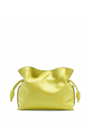 Clutch Loewe Flamenco clutch in nappa calfskin Mujer Amarillo | 976YTLXPC