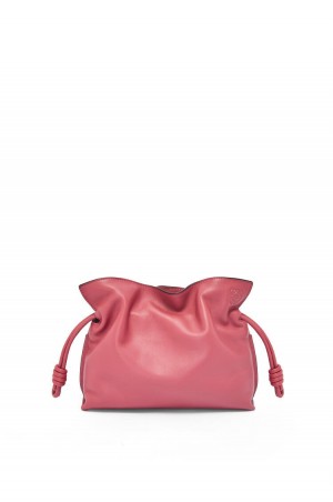 Clutch Loewe Mini Flamenco clutch in nappa calfskin Mujer Plumrose | 620XUIOLJ