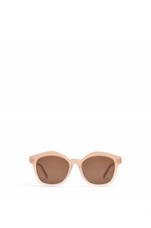 Gafas de Sol Loewe Browline sunglasses in acetate Mujer Rosas Doradas | 953KEHRCO