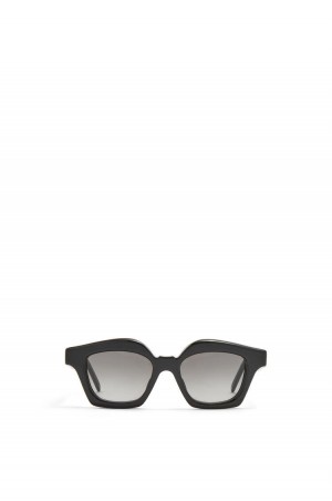 Gafas de Sol Loewe Small browline sunglasses in acetate Mujer Negras | 017SRZXTJ