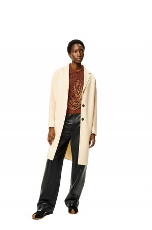 Prendas De Punto Loewe Ripped chain vest in hemp and linen Mujer Marrones | 260KMFHNI