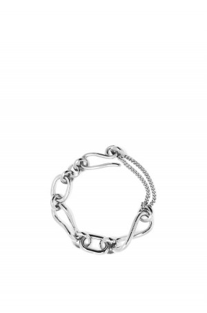 Silver Jewellery Loewe Chainlink bracelet in sterling silver Mujer Plateadas | 986DUEIGS