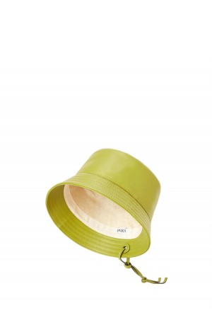 Sombreros Loewe Bucket hat in nappa clafskin Mujer Amarillo | 695EIVZJY