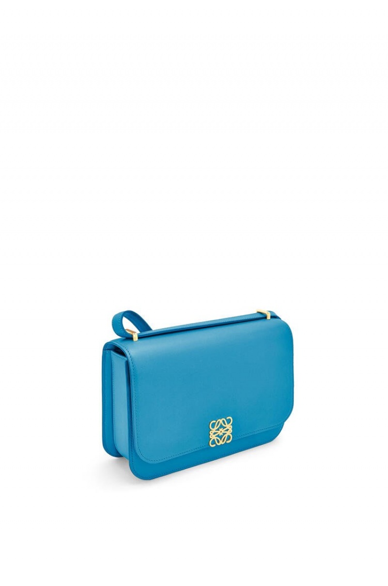 Bolsa De Hombro Loewe Goya bag in silk calfskin Mujer Azules | 098FBCPWD