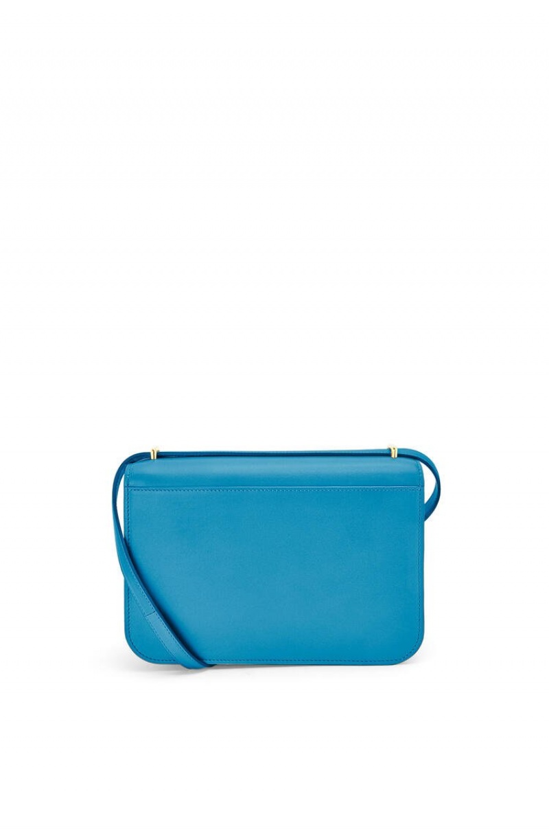 Bolsa De Hombro Loewe Goya bag in silk calfskin Mujer Azules | 098FBCPWD