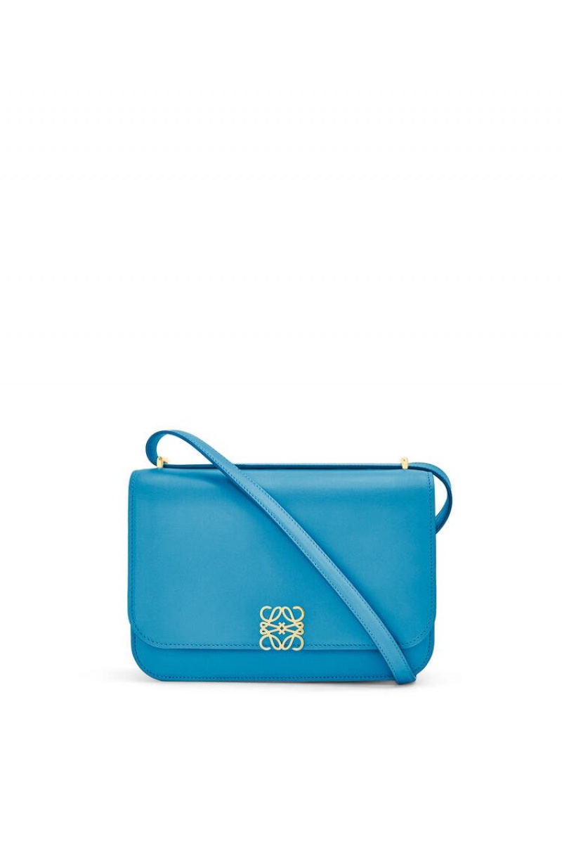 Bolsa De Hombro Loewe Goya bag in silk calfskin Mujer Azules | 098FBCPWD