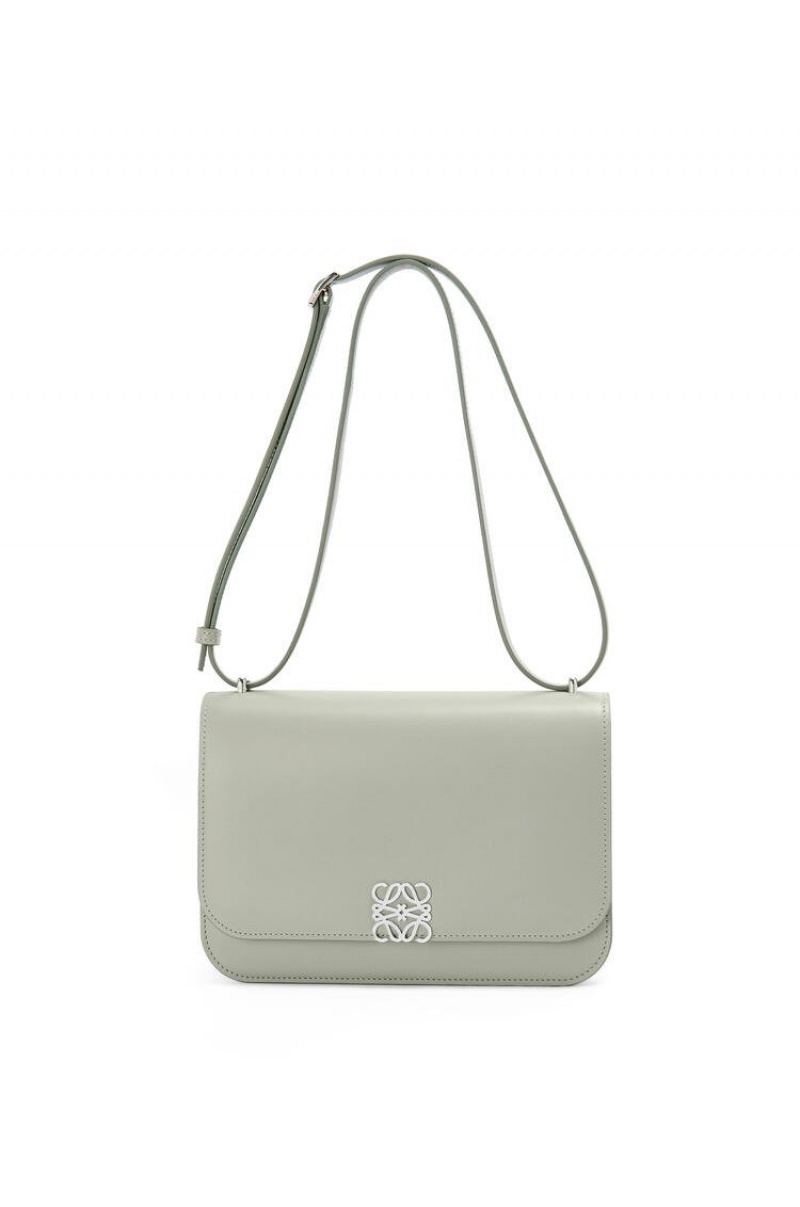 Bolsa De Hombro Loewe Goya bag in silk calfskin Mujer Gris | 247WHMCJN