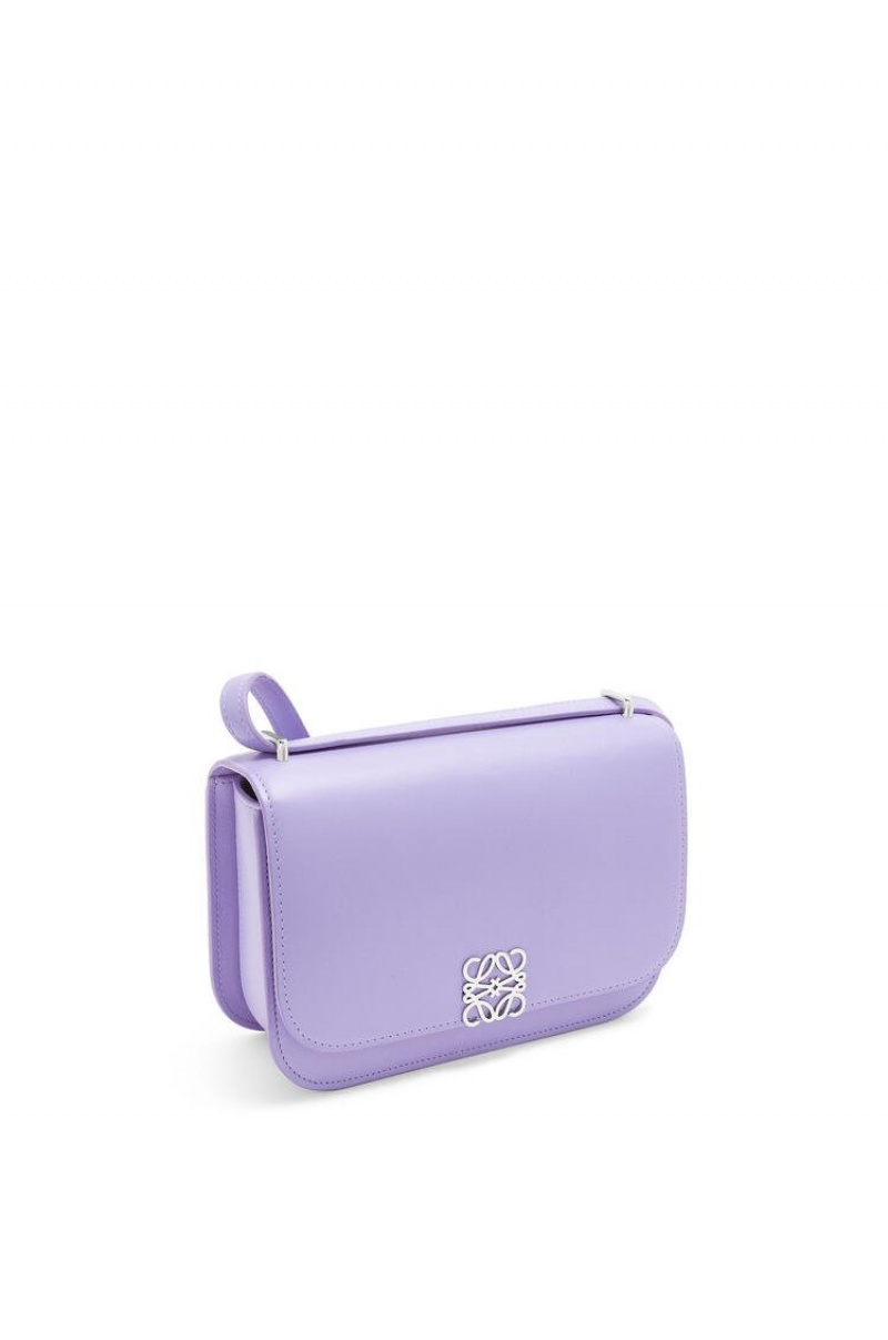 Bolsa De Hombro Loewe Goya bag in silk calfskin Mujer Lavanda | 678LEWXPK