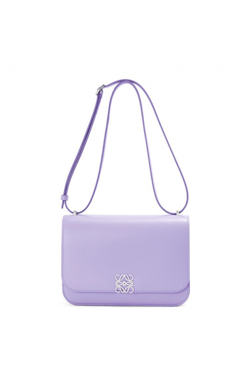 Bolsa De Hombro Loewe Goya bag in silk calfskin Mujer Lavanda | 678LEWXPK