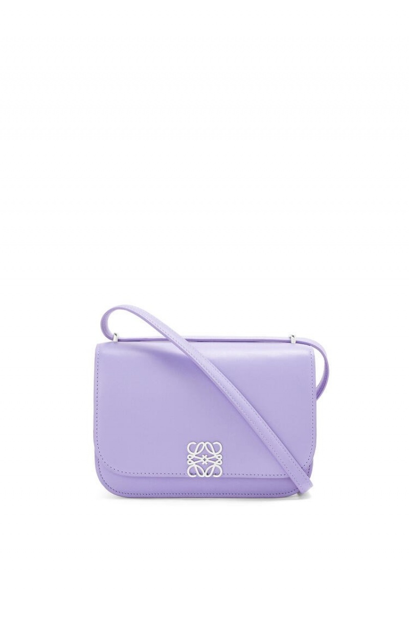 Bolsa De Hombro Loewe Goya bag in silk calfskin Mujer Lavanda | 678LEWXPK