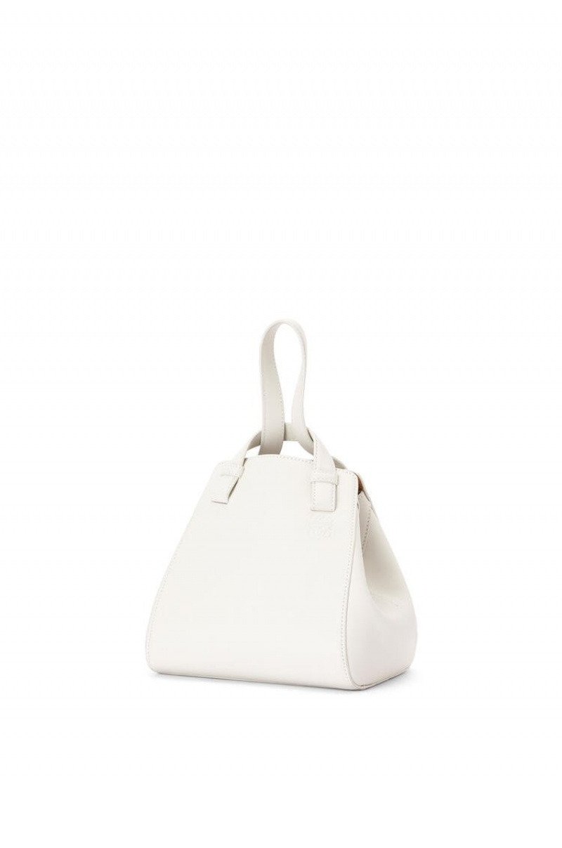 Bolsa De Hombro Loewe Hammock Nugget bag in nappa calfskin Mujer Blancas | 026LVWBYC