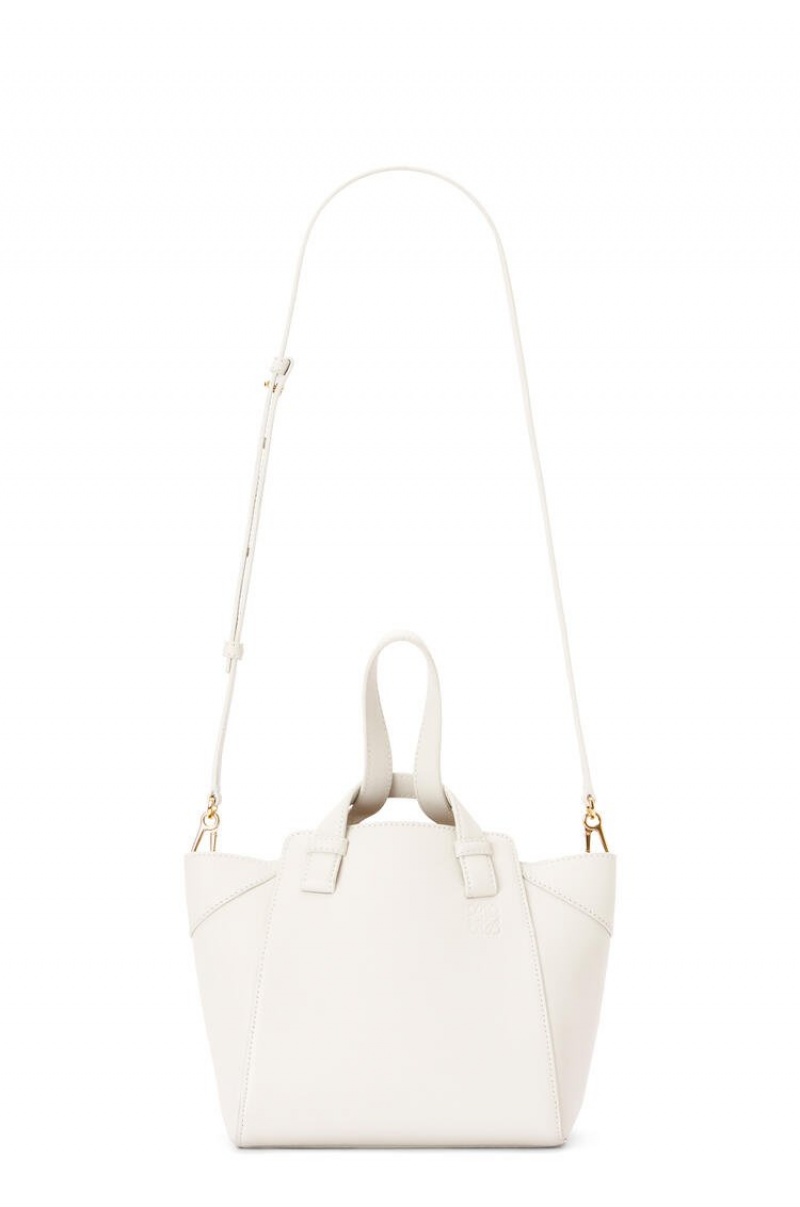 Bolsa De Hombro Loewe Hammock Nugget bag in nappa calfskin Mujer Blancas | 026LVWBYC