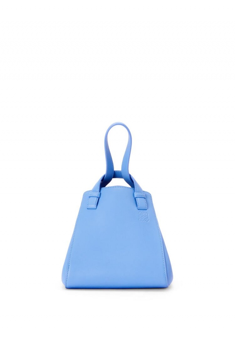 Bolsa De Hombro Loewe Hammock Nugget bag in nappa calfskin Mujer Azules | 067QXUTLK