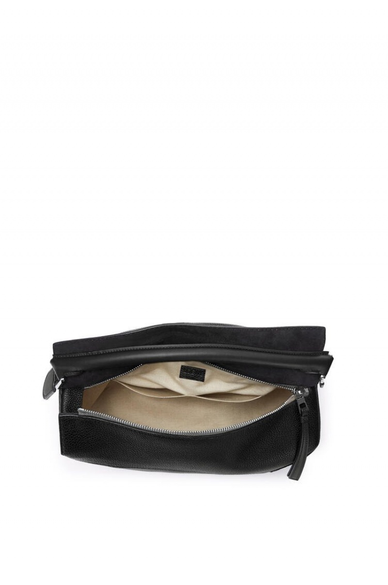 Bolsa De Hombro Loewe Large Puzzle Edge bag in grained calfskin Hombre Negras | 195RVAGLD