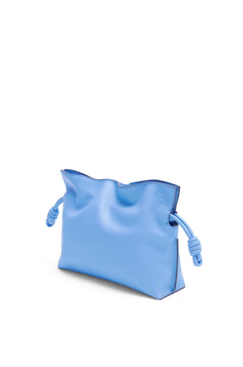 Bolsa De Hombro Loewe Mini Flamenco clutch in nappa calfskin Mujer Azules | 539WDVMGS