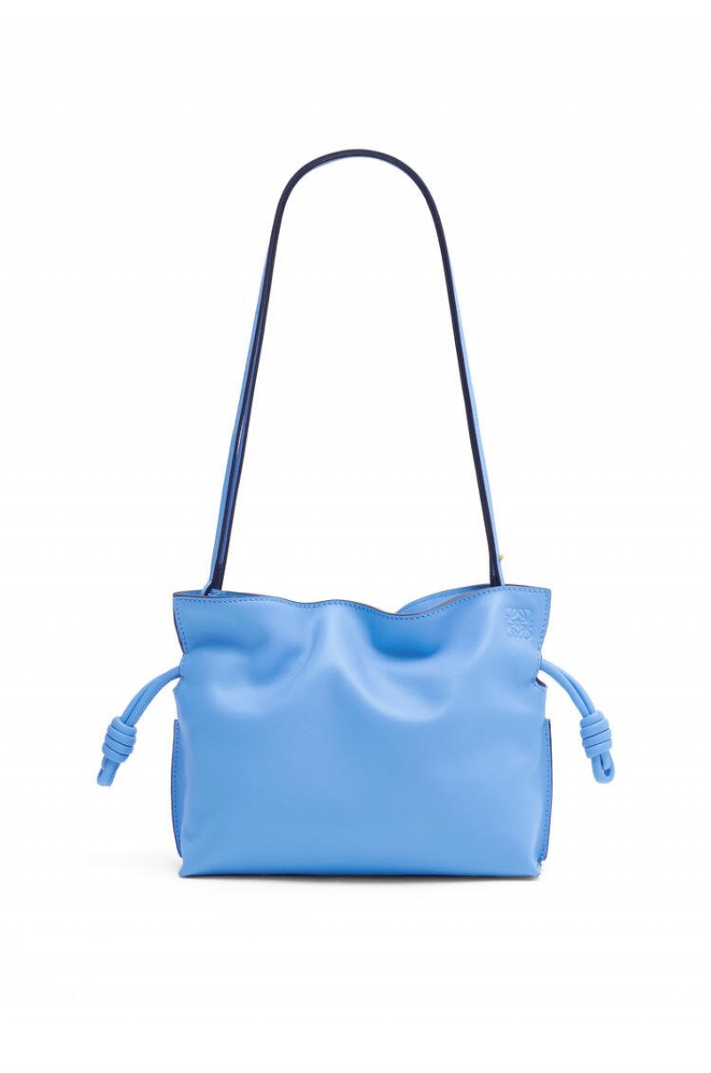 Bolsa De Hombro Loewe Mini Flamenco clutch in nappa calfskin Mujer Azules | 539WDVMGS