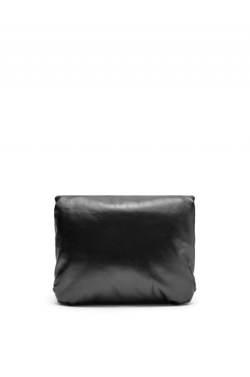 Bolsa De Hombro Loewe Puffer Goya bag in shiny nappa lambskin Mujer Negras | 410UHVTXB