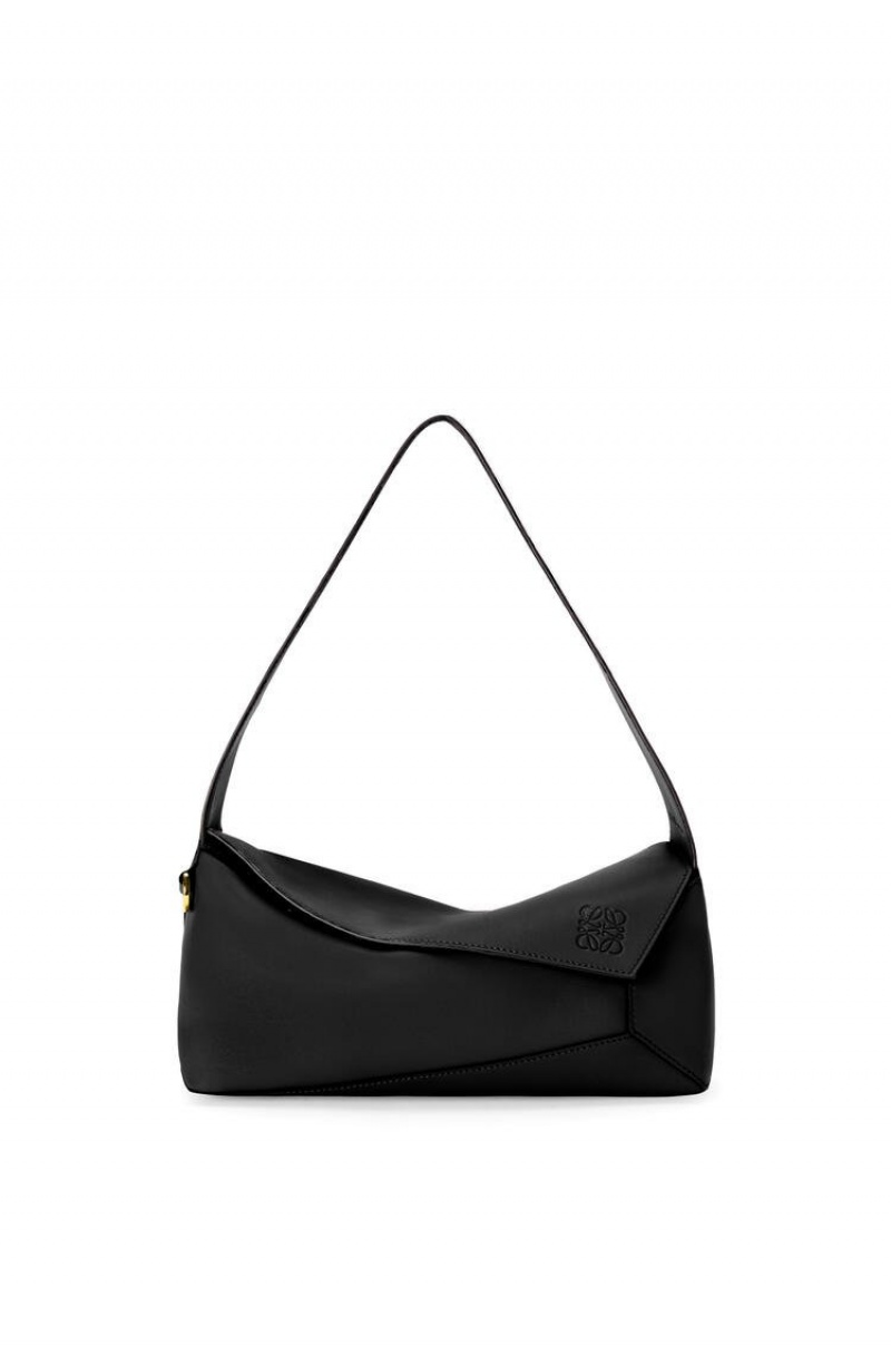 Bolsa De Hombro Loewe Puzzle Hobo bag in nappa calfskin Mujer Negras | 930OJIQZA