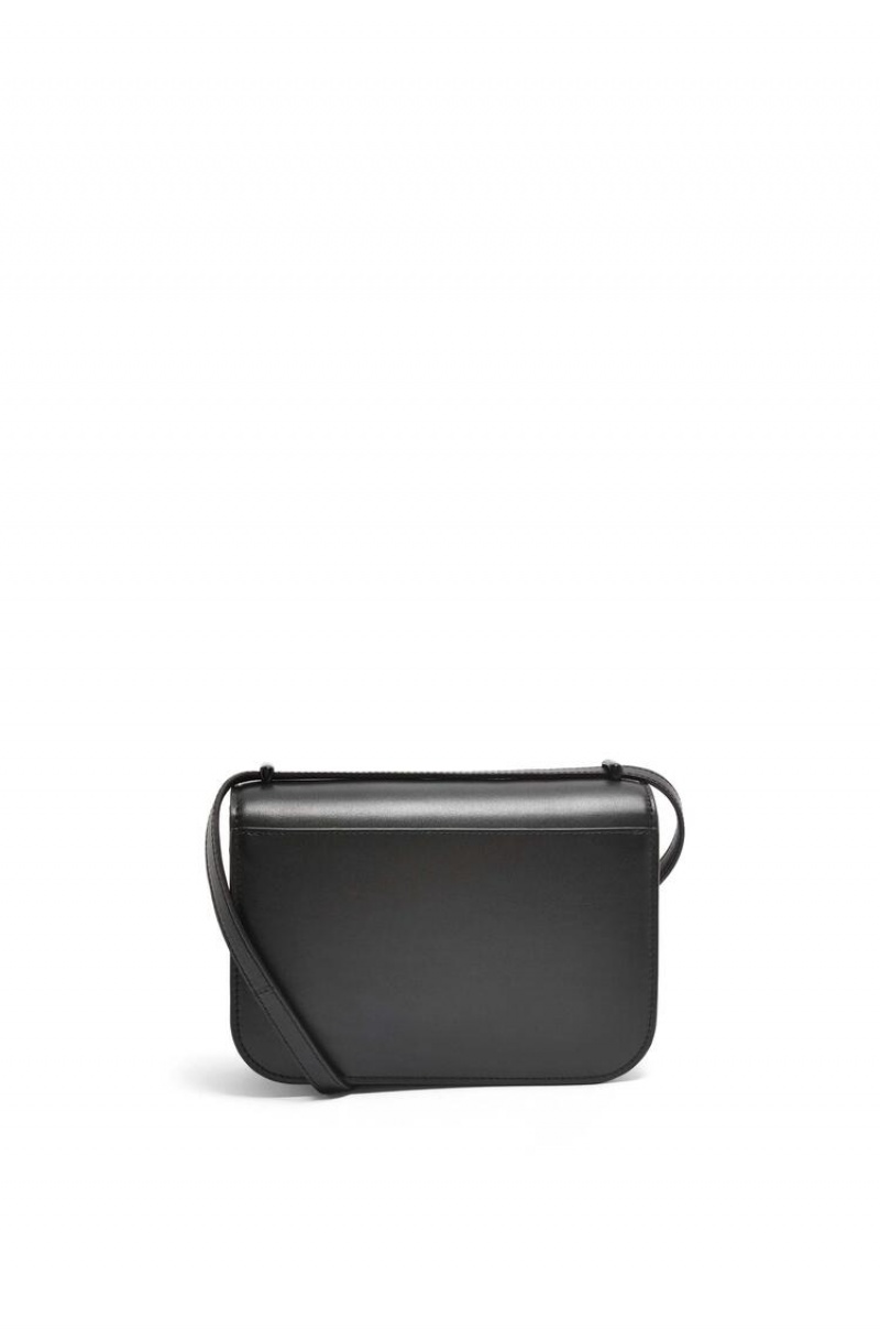 Bolsa De Hombro Loewe Small Goya bag in silk calfskin Mujer Negras | 831UKBERG