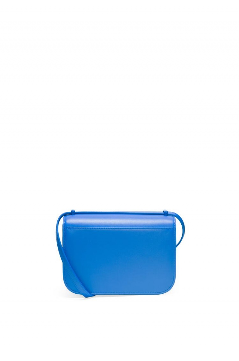 Bolsa De Hombro Loewe Small Goya bag in silk calfskin Mujer Azules | 679XPSFRI