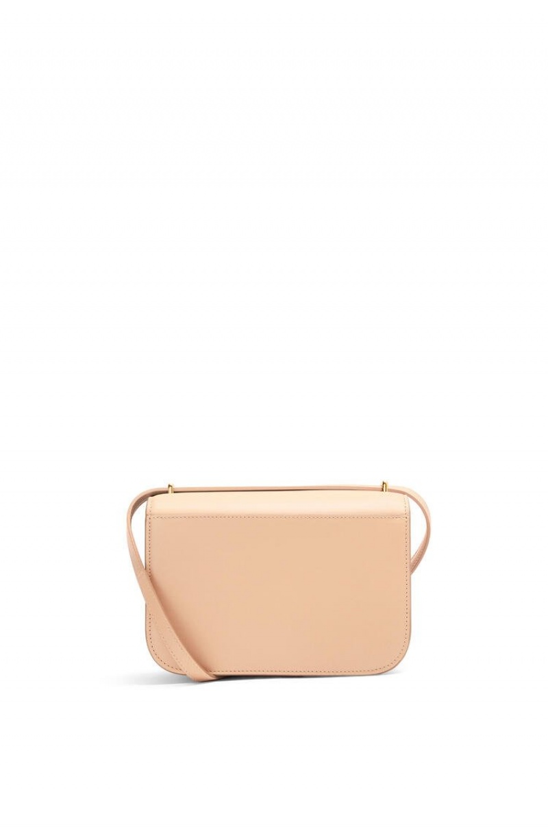 Bolsa De Hombro Loewe Small Goya bag in silk calfskin Mujer Nude | 735HMEURO