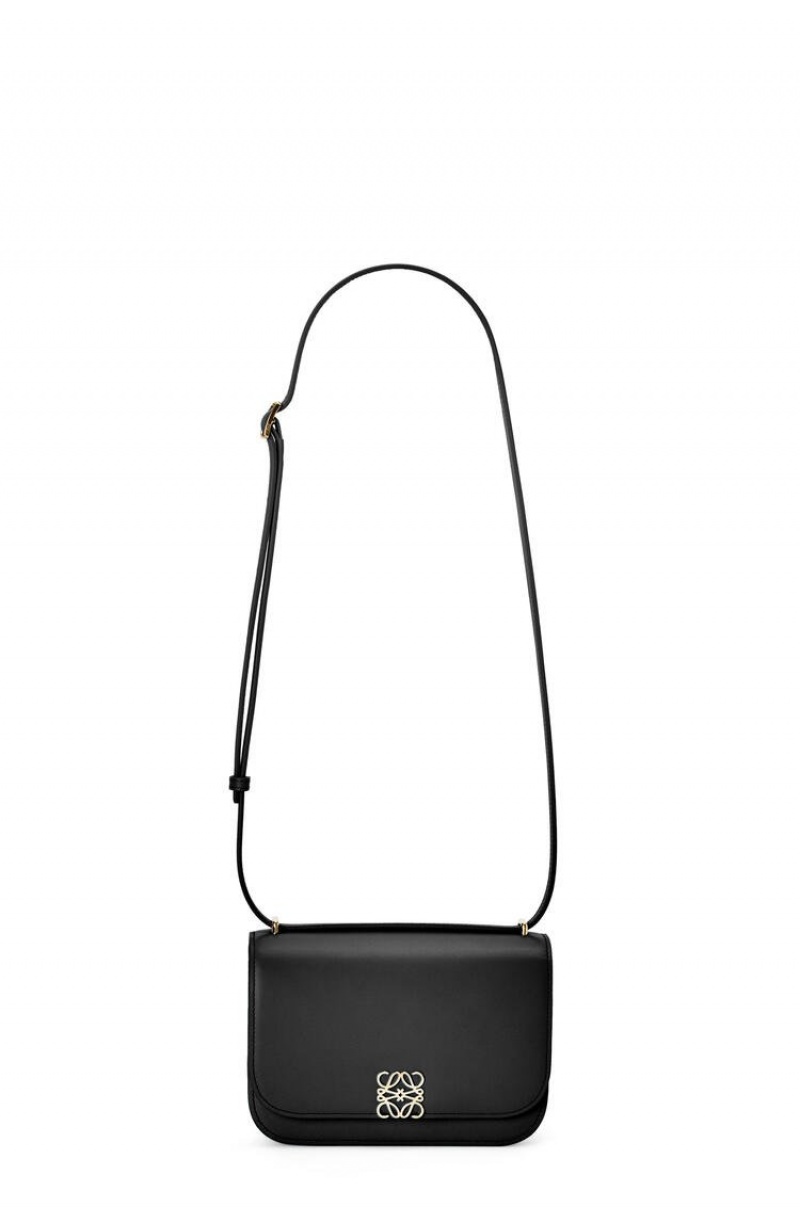 Bolsa De Hombro Loewe Small Goya bag in silk calfskin Mujer Negras | 453IQKCDA