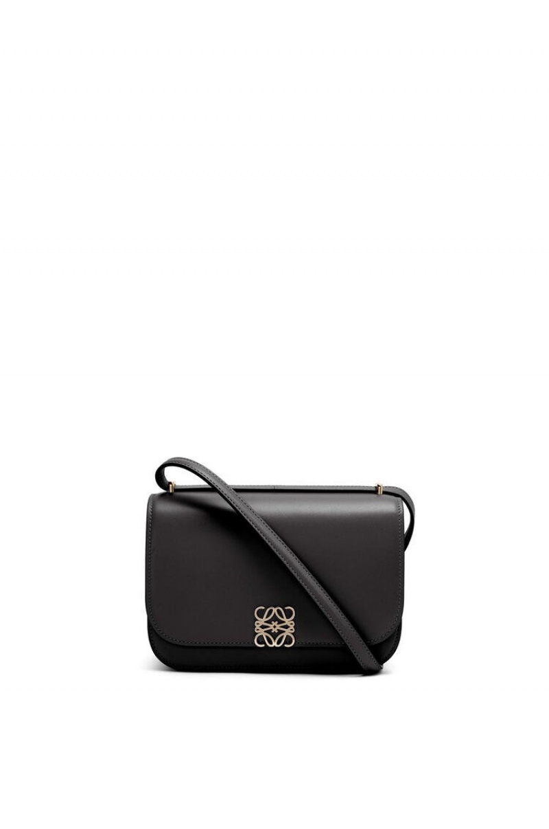 Bolsa De Hombro Loewe Small Goya bag in silk calfskin Mujer Negras | 453IQKCDA