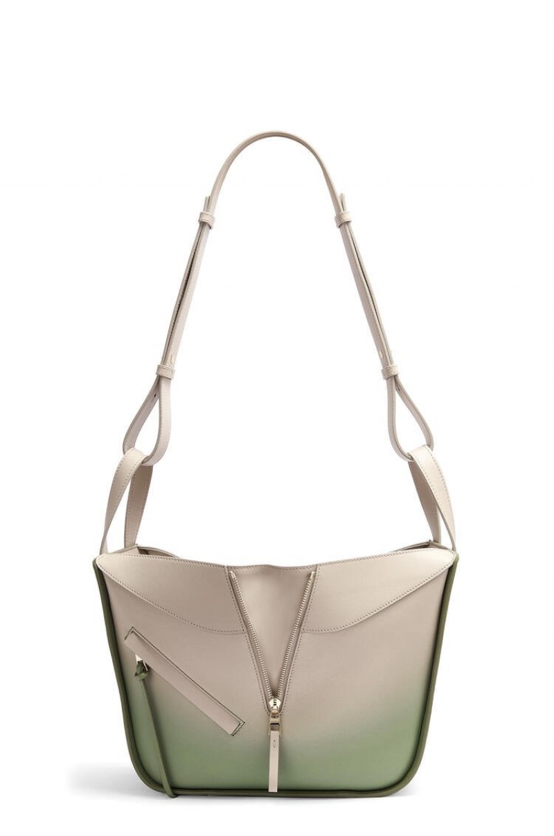 Bolsa De Hombro Loewe Small Hammock bag in degrade nappa calfskin Mujer Verde Menta | 324ZTFVWA