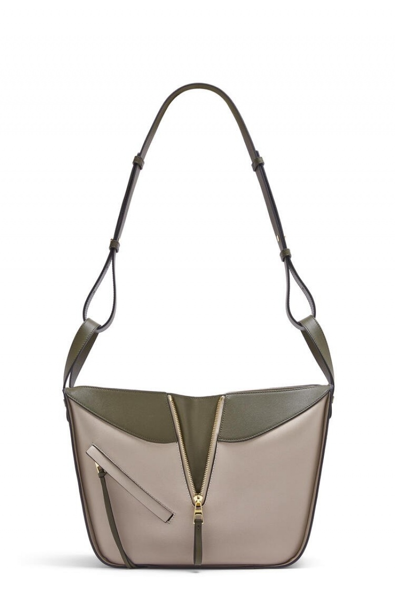 Bolsa De Hombro Loewe Small Hammock bag in classic calfskin Mujer Verde Verde Menta | 427XIBZCY