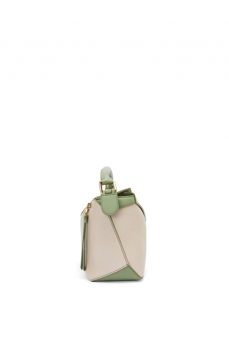 Bolsa De Hombro Loewe Small Puzzle Edge bag in degrade nappa calfskin Mujer Verde Menta | 784UCDWTJ