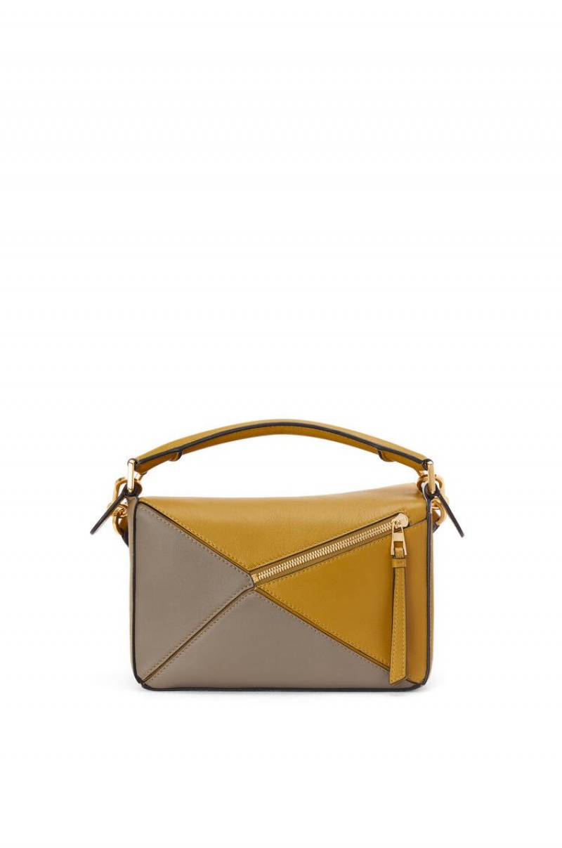 Bolsa De Hombro Loewe Small Puzzle bag in classic calfskin Mujer Blancas | 347IPVTDF