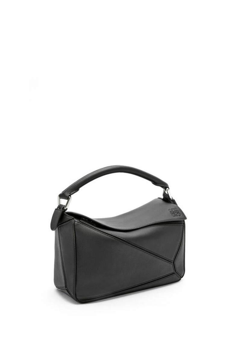 Bolsa De Hombro Loewe Small Puzzle bag in classic calfskin Mujer Negras | 214HFVUGQ