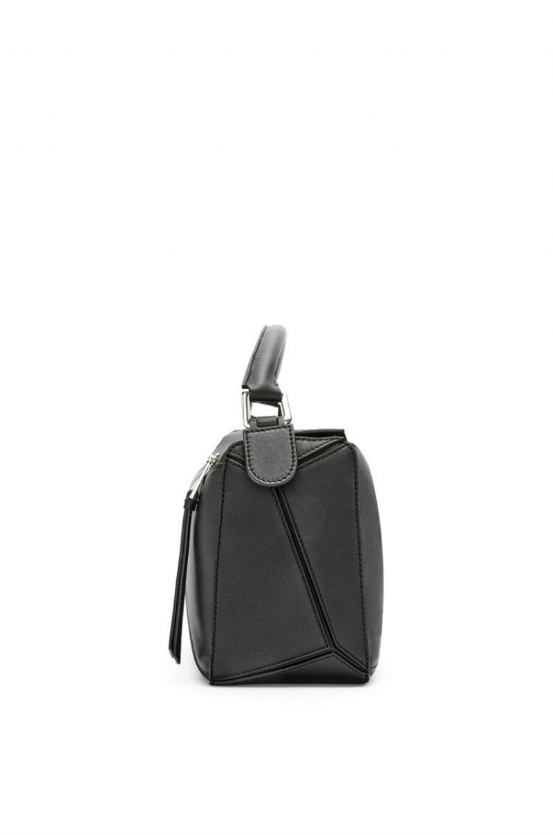 Bolsa De Hombro Loewe Small Puzzle bag in classic calfskin Mujer Negras | 214HFVUGQ