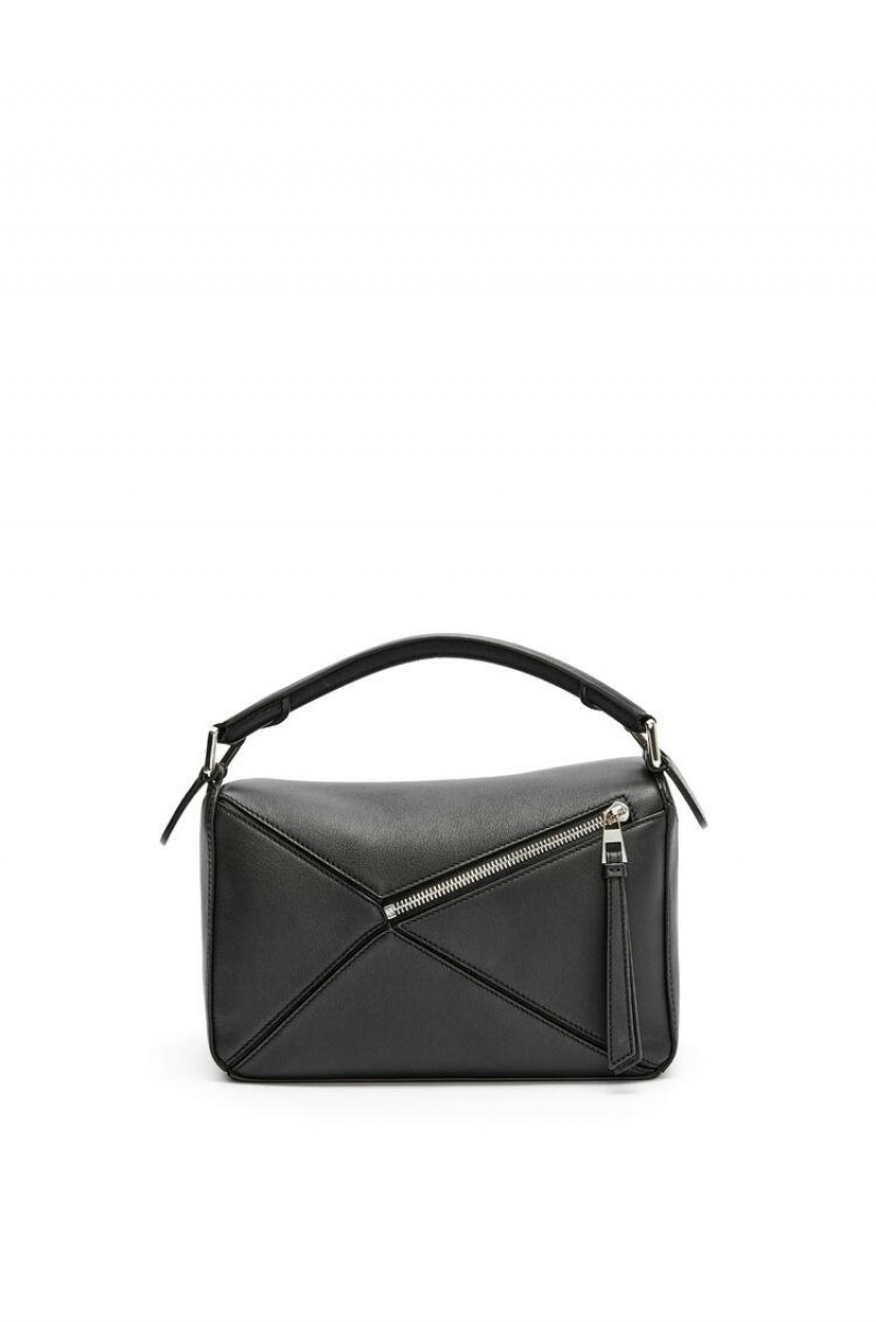 Bolsa De Hombro Loewe Small Puzzle bag in classic calfskin Mujer Negras | 214HFVUGQ