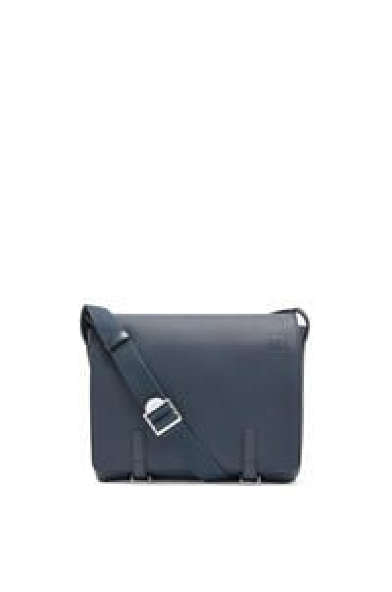 Bolsa De Mensajero Loewe Military Messenger Bag in soft grained calfskin Hombre Tan | 201MYKDQN