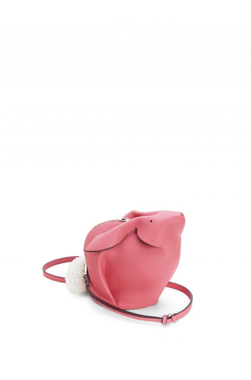 Bolsas Hombro Loewe Bunny bag in calfskin and shearling Mujer New Candy | 138UEFTSV