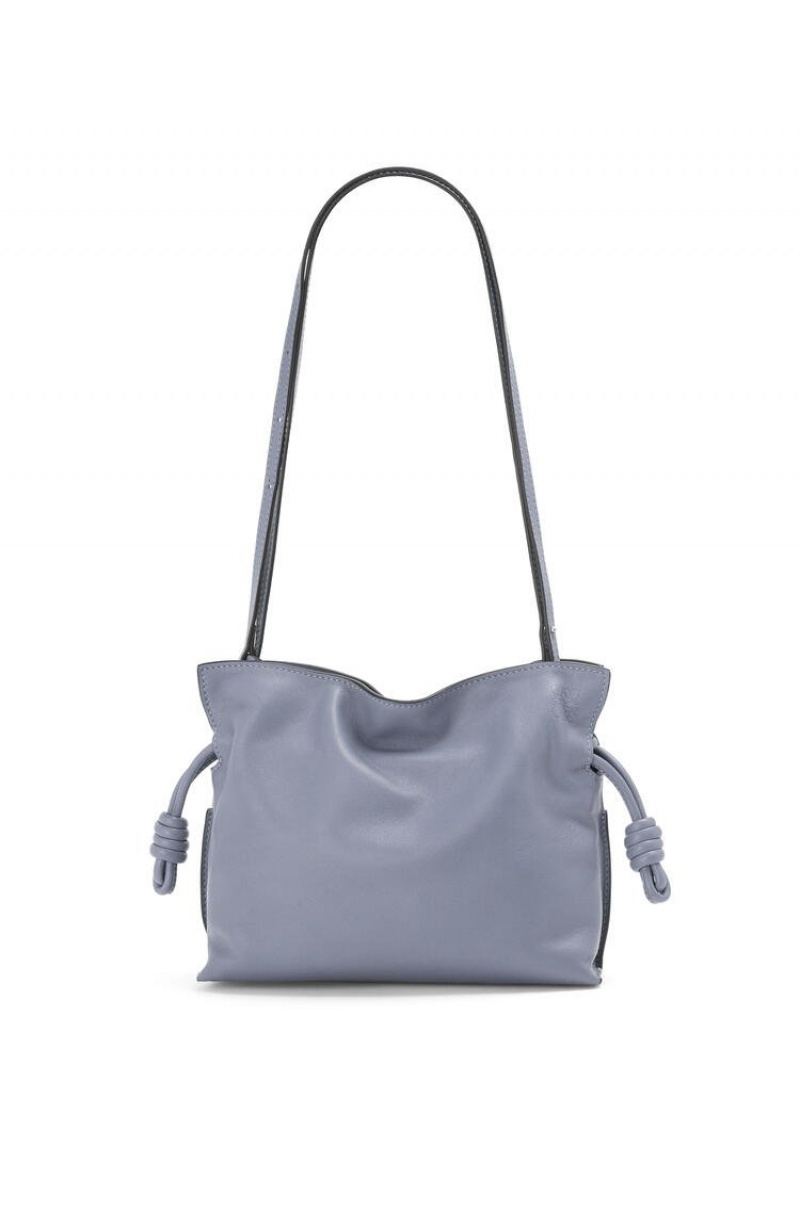 Bolsas Hombro Loewe Mini Flamenco clutch in nappa calfskin Mujer Azules | 061STOHBJ