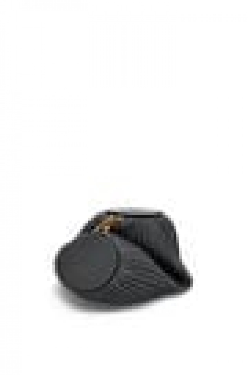 Bolso Pequeño Loewe Bracelet pouch in nappa calfskin Mujer Negras | 913KRVQFN